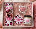 Moody Cow Gift Set – Tumbler, Glass Mug, Coaster & Whipped Soap