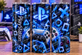 PlayStation Gaming 20oz Skinny Tumbler | Blue Gamer Travel Cup