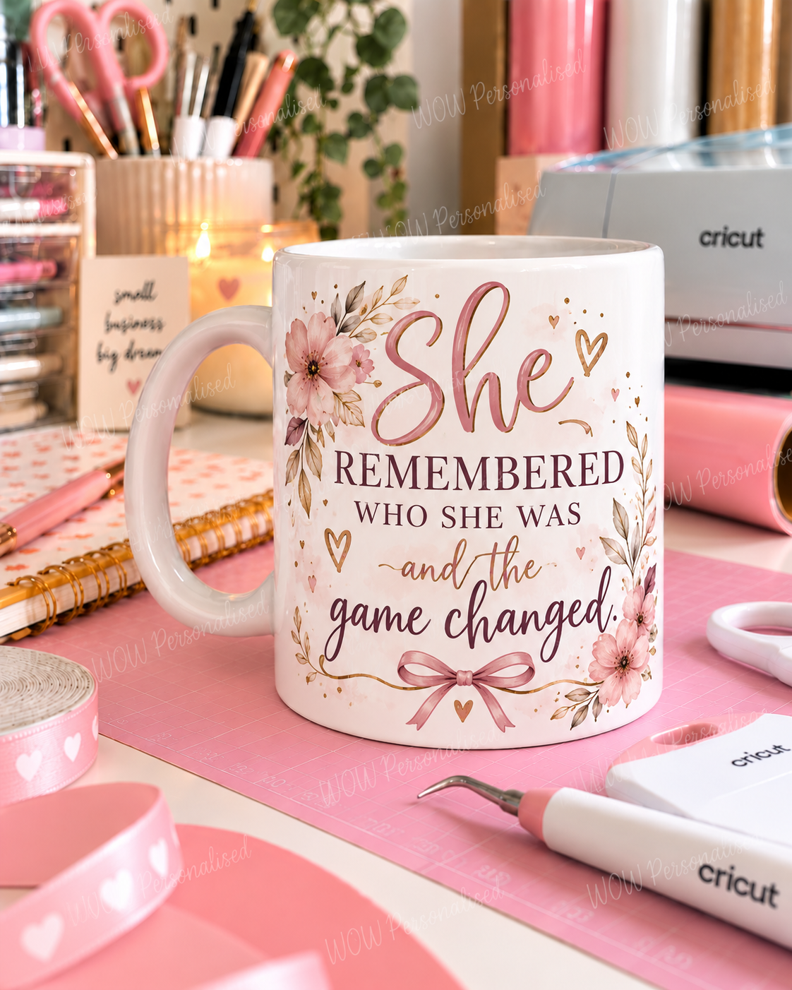 She Remembered Who She Was 11oz Mug – Empowering Quote Mug