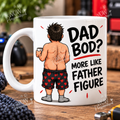 Funny Dad Bod Mug – Father Figure Novelty Gift | Personalised Men’s Mug